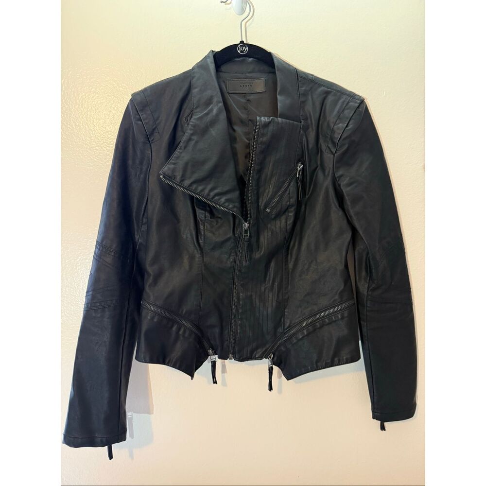 BLANKNYC Faux Leather Moto Jacket